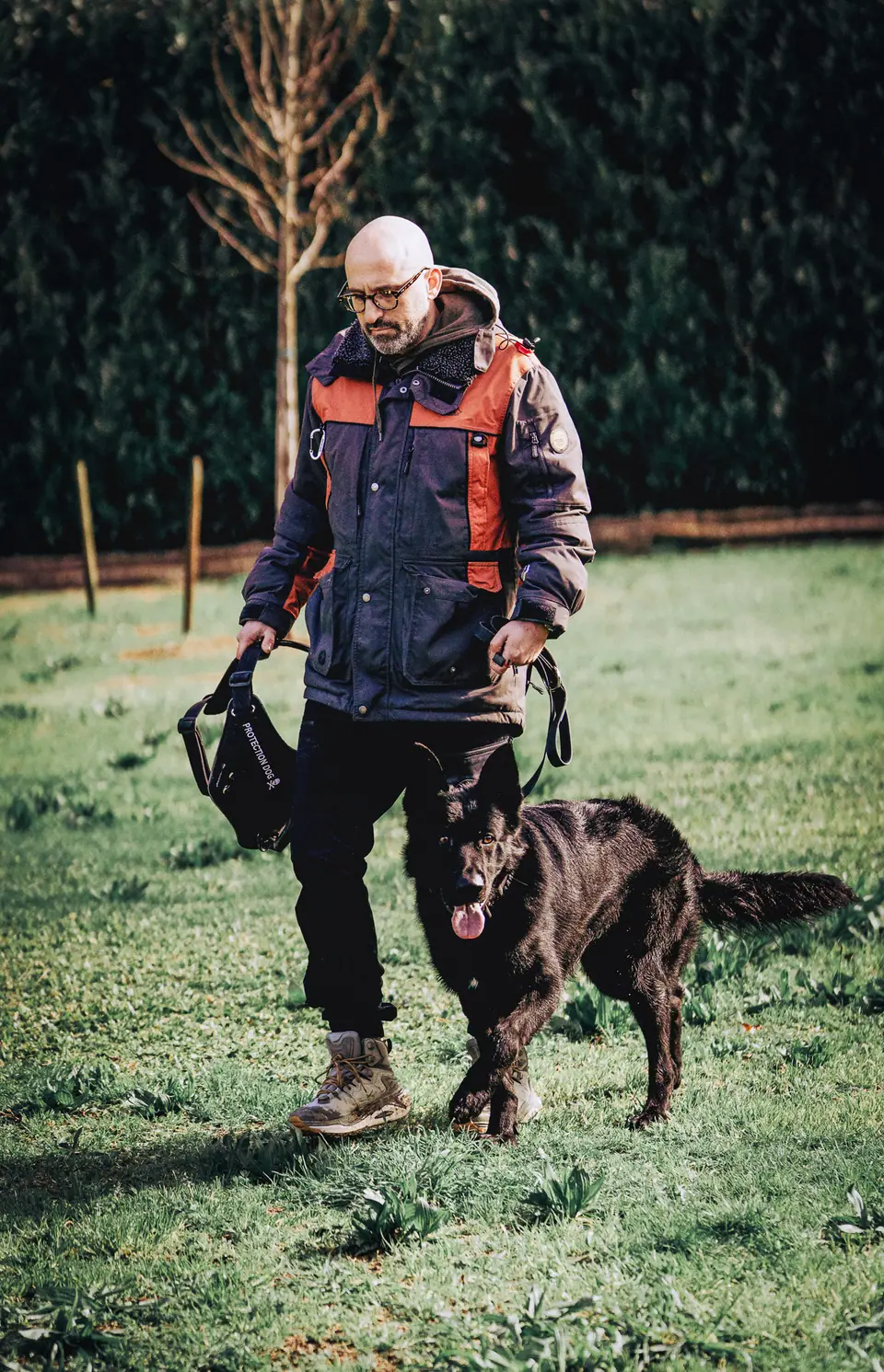 Black Working LIne GSD and Rui
